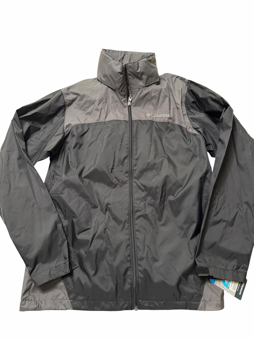 Columbia Men’s Black and Gray Rain Jacket